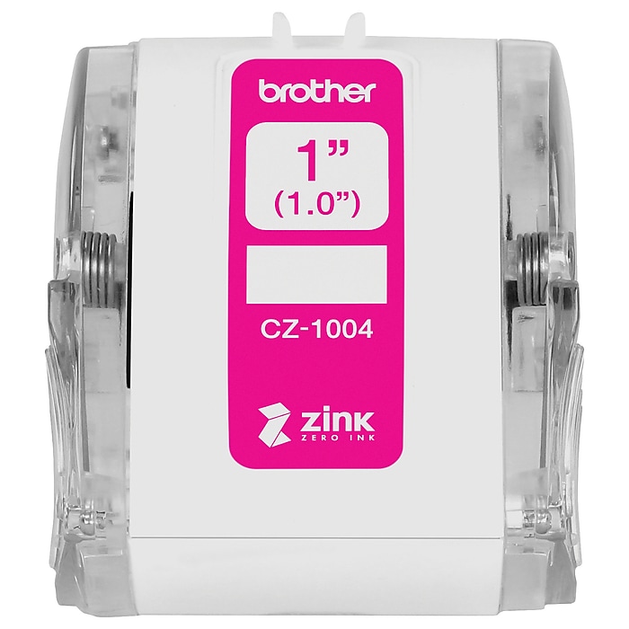 Brother CZ-1004 Continuous Paper Label Roll with ZINK® Zero Ink