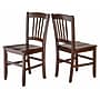 Winsome Madison 2-Piece Chair Set, Walnut (94245)~#|#~sp4604057_sc7