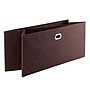 Winsome Torino 3 Piece Folding Fabric Baskets Chocolate (38323)~#|#~sp4604297_sc7