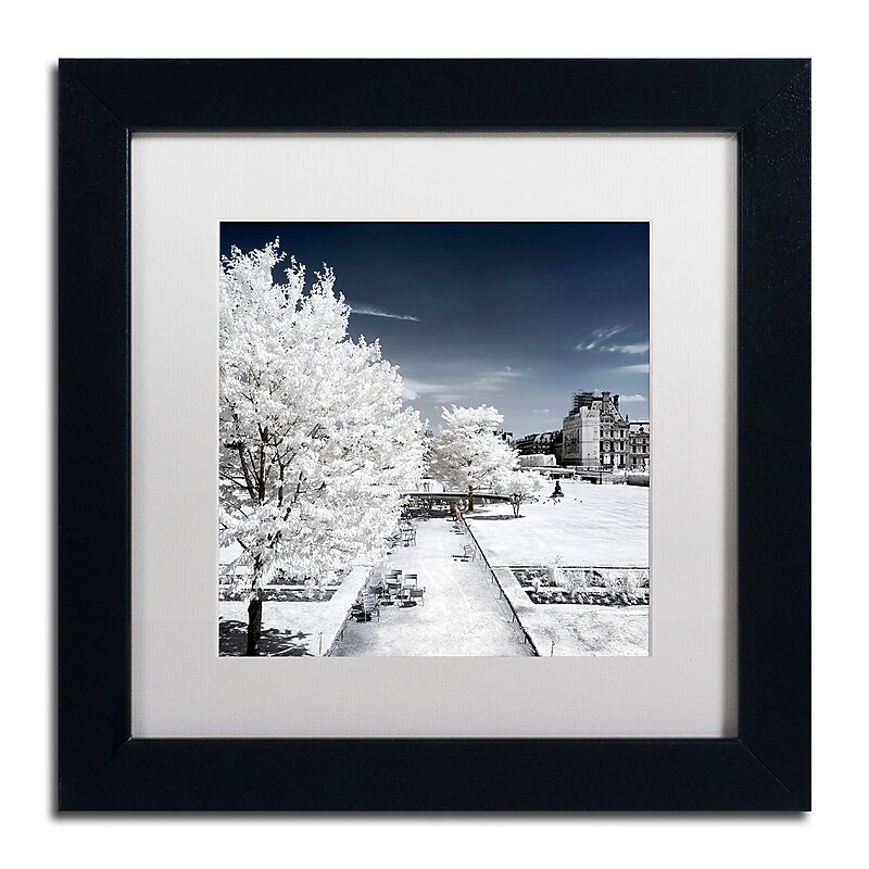 Trademark Fine Art Philippe Hugonnard 'Another Look at Paris XVIII' 11" x 11" Matted Framed Art Print (190836044009) image 1