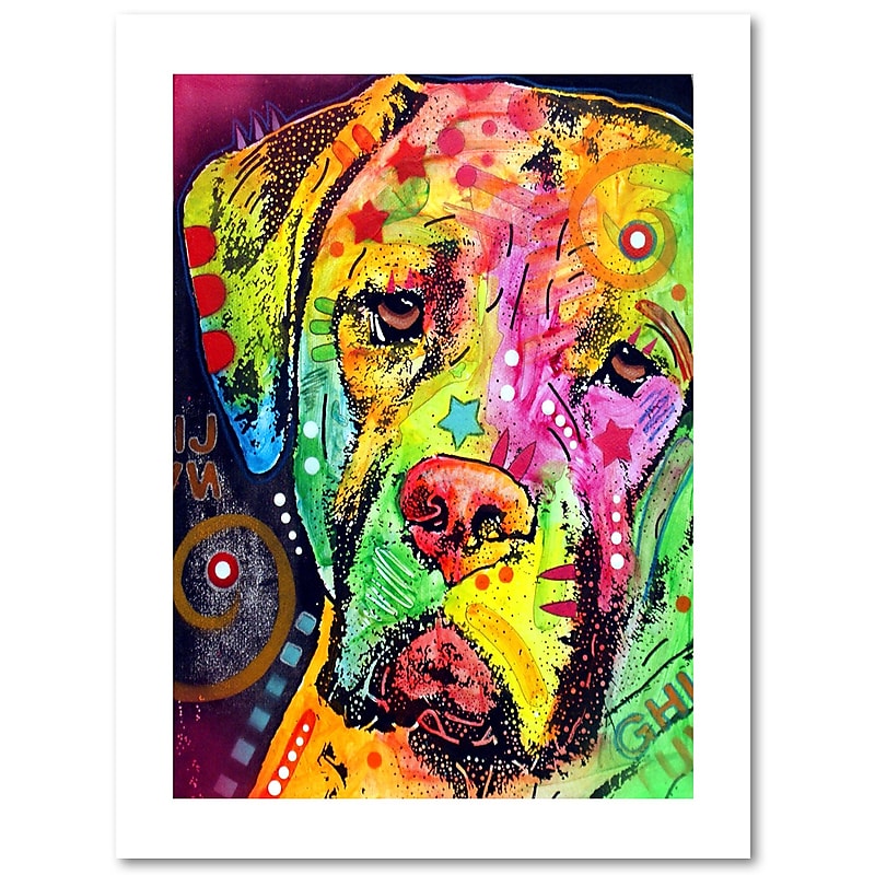 Trademark Fine Art Dean Russo 'Mastiff II' 18" x 24" Paper Rolled Art Print (190836157822) image 1