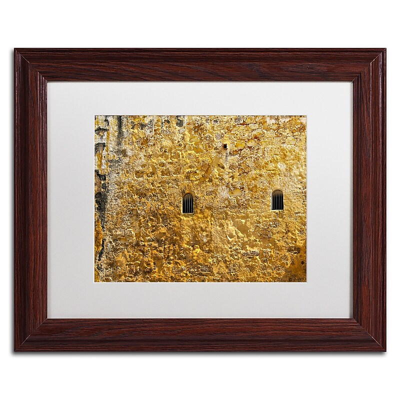 Trademark Fine Art CATeyes 'Castillo San Felipe del Morro 17' 11" x 14" Matted Framed Art Print (190836036738) image 1
