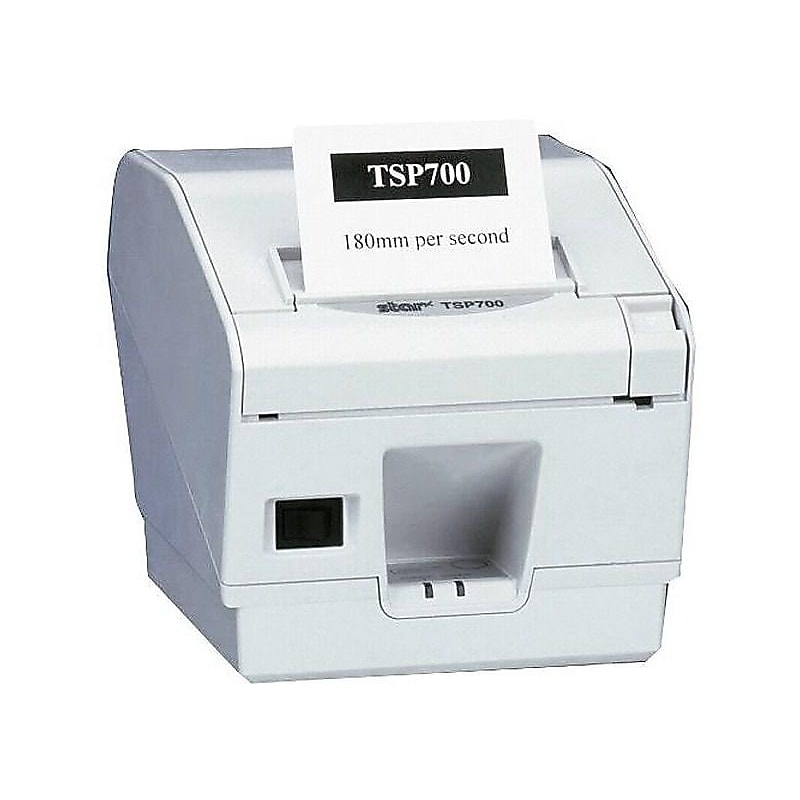 Star Micronics TSP743IIL TSP700II Series Direct Thermal/Thermal Transfer POS Printer, Ethernet, White image 1