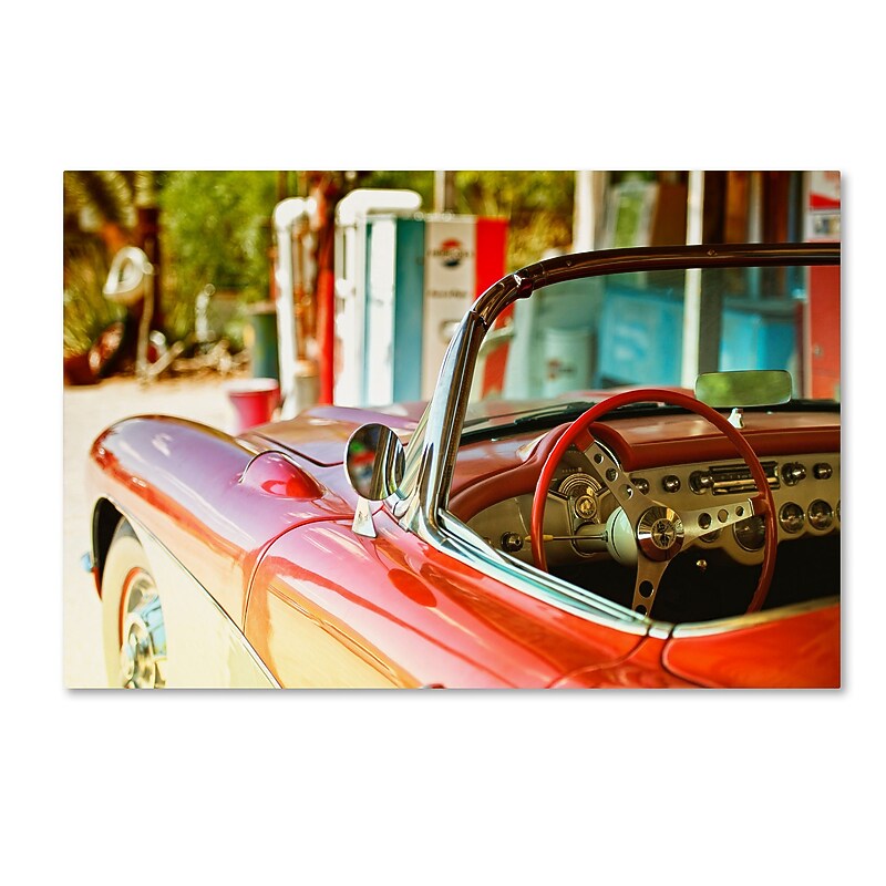 Trademark Fine Art Philippe Hugonnard 'Classic Car' 12" x 19" Canvas Stretched Art Print (190836117604) image 1