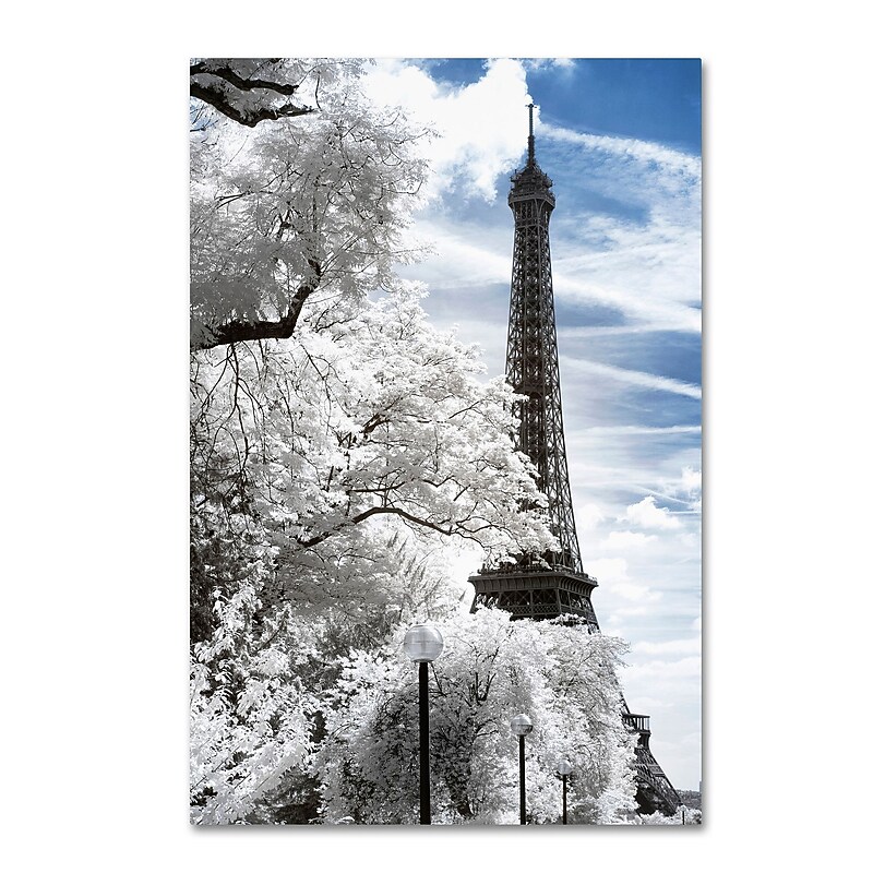 Trademark Fine Art Philippe Hugonnard 'Another Look at Paris I' 12" x 19" Canvas Stretched Art Print (190836041114) image 1