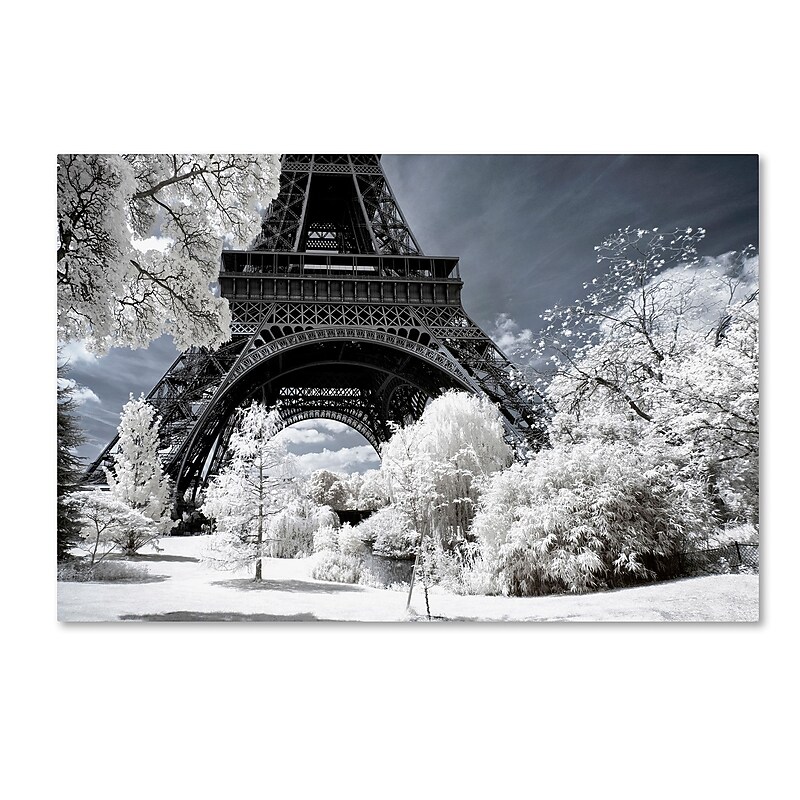 Trademark Fine Art Philippe Hugonnard 'Another Look at Paris VIII' 12" x 19" Canvas Stretched Art Print (190836042371) image 1