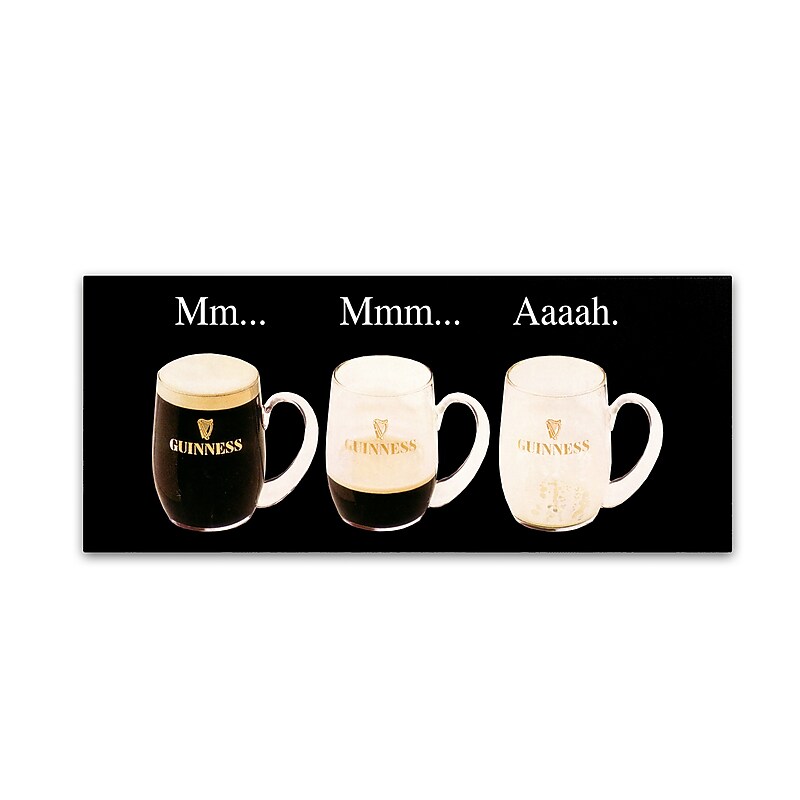 Trademark Fine Art Guinness Brewery 'Guinness I' 10" x 24" Wall Art (190836243037) image 1