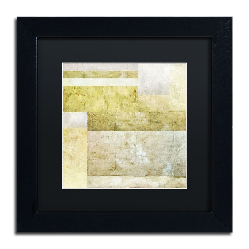 Trademark Fine Art Michelle Calkins 'Neutral Study 2.0' 11" x 11" Matted Framed Art Print (190836074501) image 1
