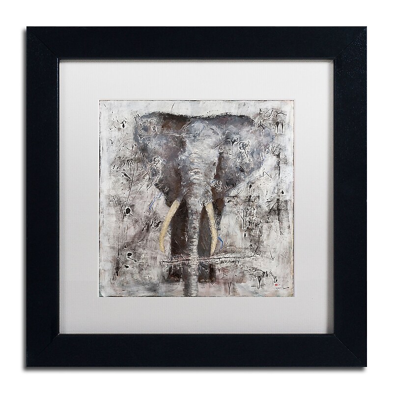 Trademark Fine Art Joarez 'Wild Life' 11" x 11" Matted Framed (190836235858) image 1