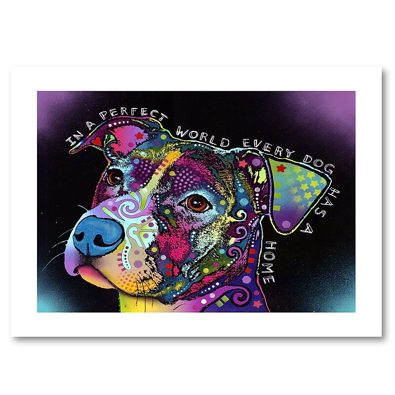 Trademark Fine Art Dean Russo 'In a Perfect World' 18" x 24" Paper Rolled (190836151523) image 1