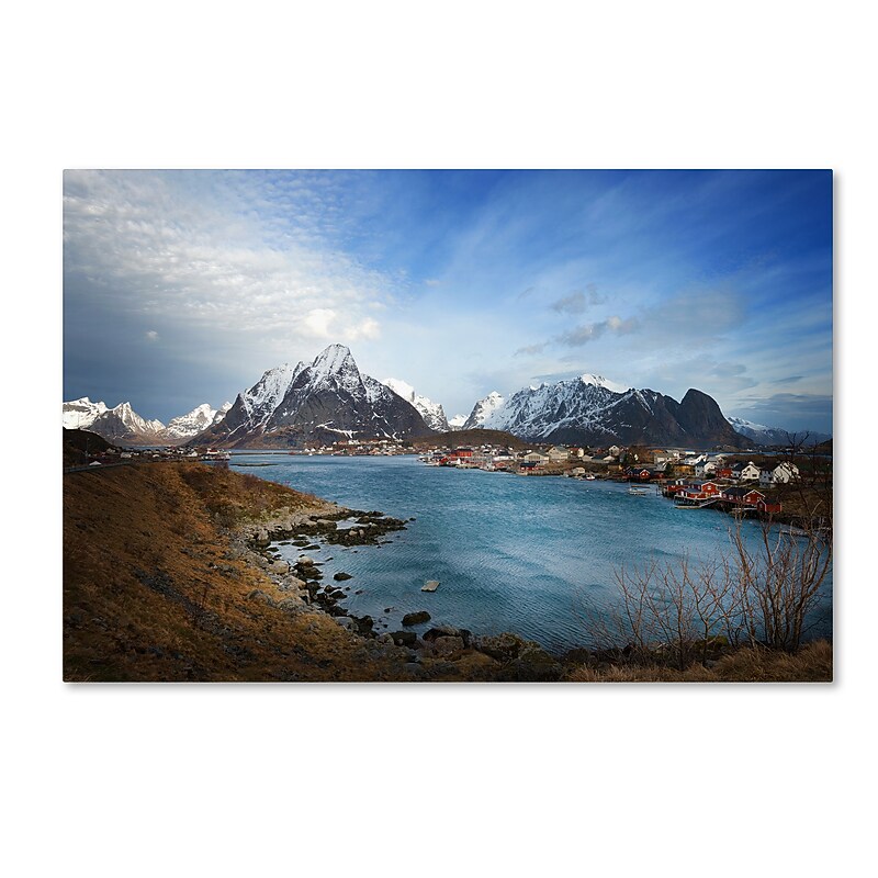 Trademark Fine Art Philippe Sainte-Laudy 'Reine - Norway' 12" x 19" Canvas Stretched Art Print (190836223626) image 1