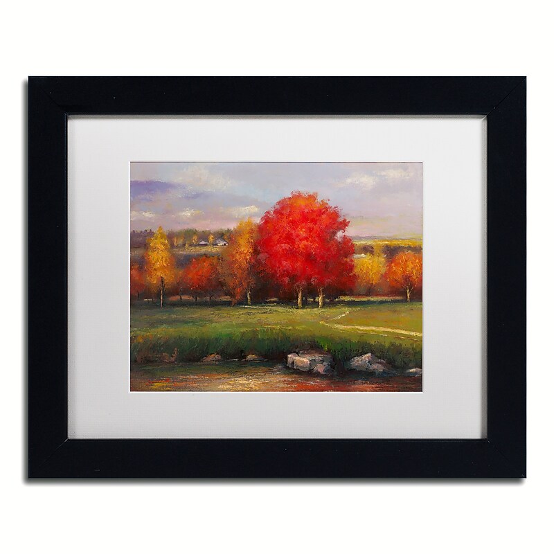 Trademark Fine Art Daniel Moises 'Sunset' 11" x 14" Matted Framed (190836188833) image 1