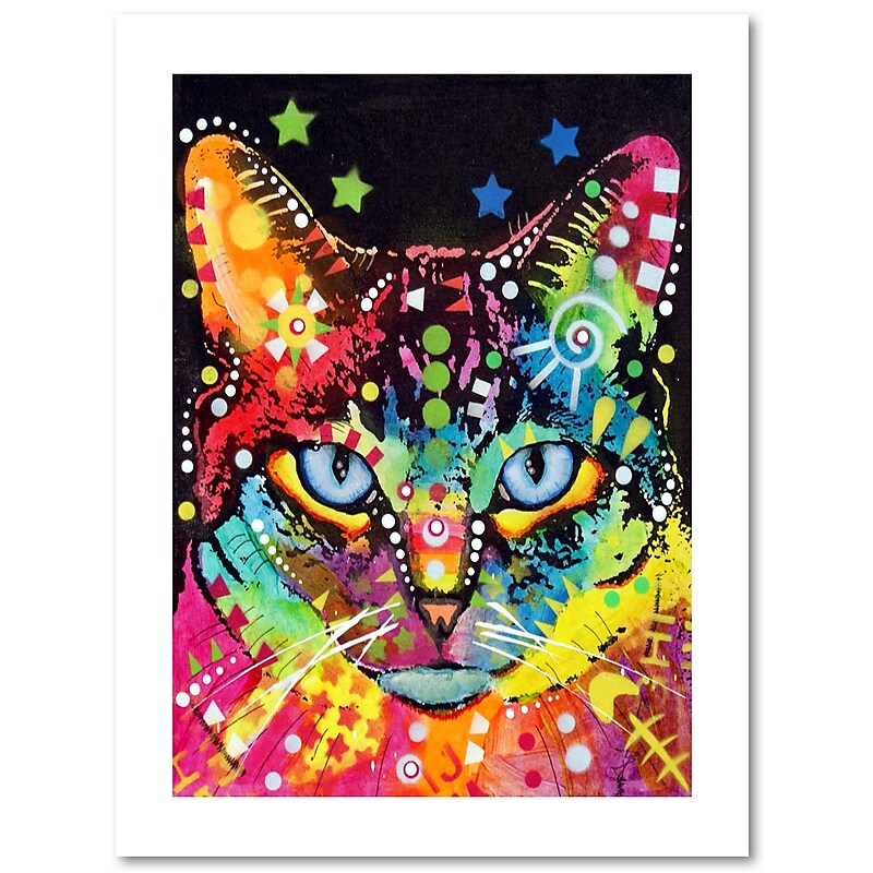 Trademark Fine Art Dean Russo 'Blue Eyes' 18" x 24" Paper Rolled (190836166527) image 1