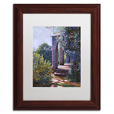 16 by 16-Inch Sadie Artwork DawgArt in White Matte and Black Frame 