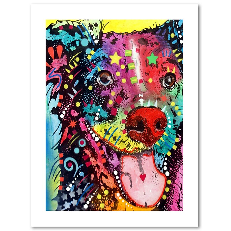 Trademark Fine Art Dean Russo 'Dak 1' 18" x 24" Paper Rolled Art Print (190836167579) image 1