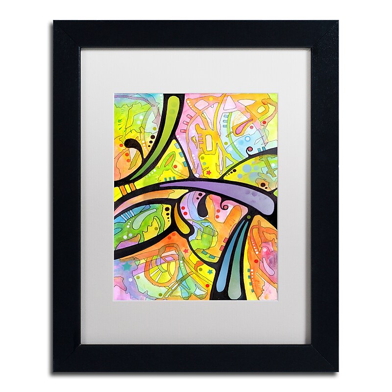 Trademark Fine Art Dean Russo 'Abstract' 11" x 14" Matted Framed (190836159642) image 1