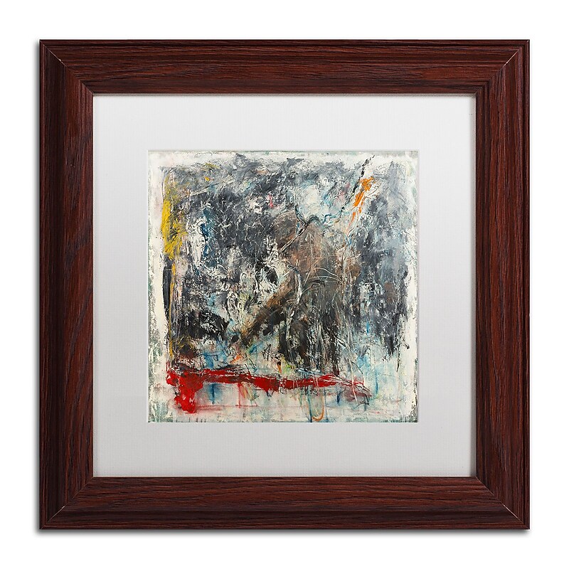 Trademark Fine Art Joarez 'Furia e Paixao' 11" x 11" Matted Framed Art Print (190836234493) image 1