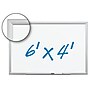 3M Porcelain Dry Erase Board, Aluminum Frame, 72" x 48"  (DEP7248A)~#|#~sp46127777_sc7