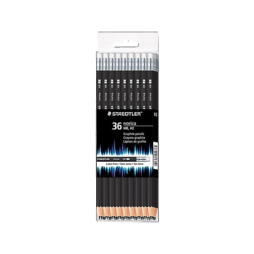 Staedtler Norica #2 HB Woodcased Pencils, Black, 36/Pack