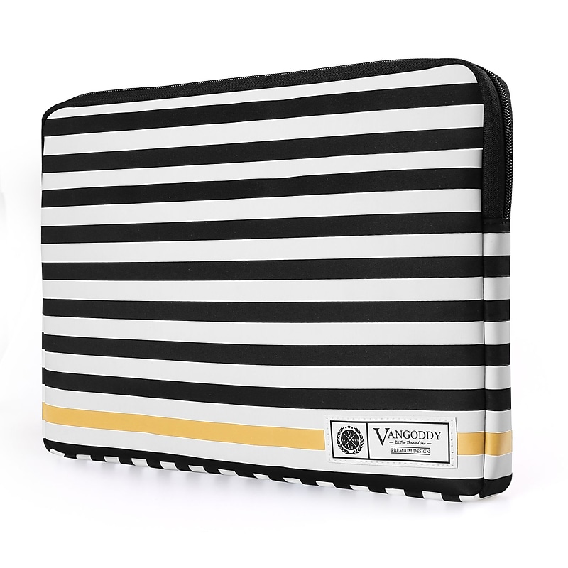 Vangoddy Luxe G Vegan Leather Laptop Sleeve for 11-12 Inch, Gold image 1