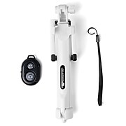 Vangoddy Bluetooth Remote Control Selfie Stick And Mini Tripod, White