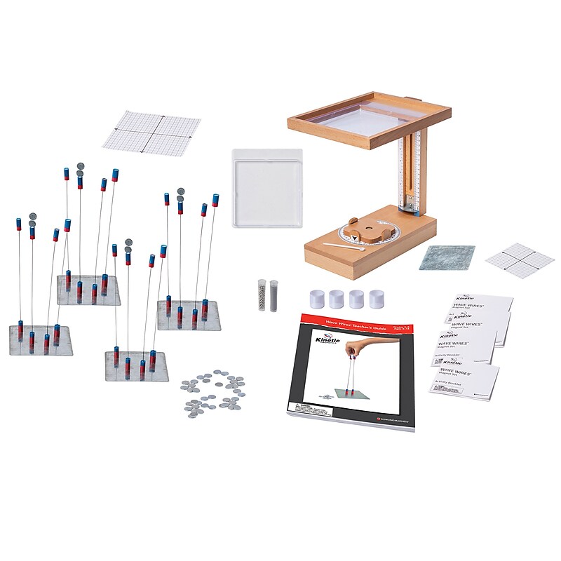 Dowling Magnets Wave Wires Magnet Stations, Demo and 4 Small Group Sets, 81 pieces (DO-731112) image 1