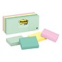 Post-it Notes, 1 3/8" x 1 7/8", Beachside Café Collection, 100 Sheet/Pad, 12 Pads/Pack (653AST0)~#|#~sp46214530_sc7