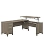 Bush Furniture Somerset 72"W 3 Position Sit to Stand L Shaped Desk, Ash Gray (SET014AG)~#|#~sp46282243_sc7