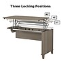 Bush Furniture Somerset 72"W 3 Position Sit to Stand L Shaped Desk, Ash Gray (SET014AG)~#|#~sp46282245_sc7