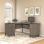 Bush Furniture Somerset 60"W L Shaped Desk with Storage, Ash Gray (WC81630K)~#|#~sp46282317_sc7