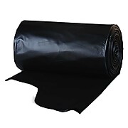Berry Global 42 Gallon Wing Tie Heavy Duty Contractor Bags, Low Density, 3 Mil, Black, 20 Bags/Box, 4 CT (WTCON42GAL)