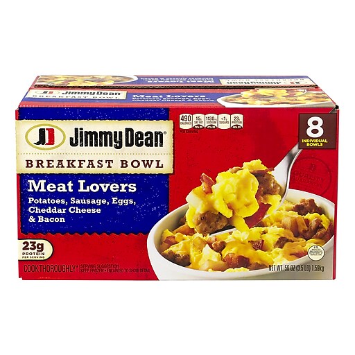 what is in a jimmy dean breakfast bowl