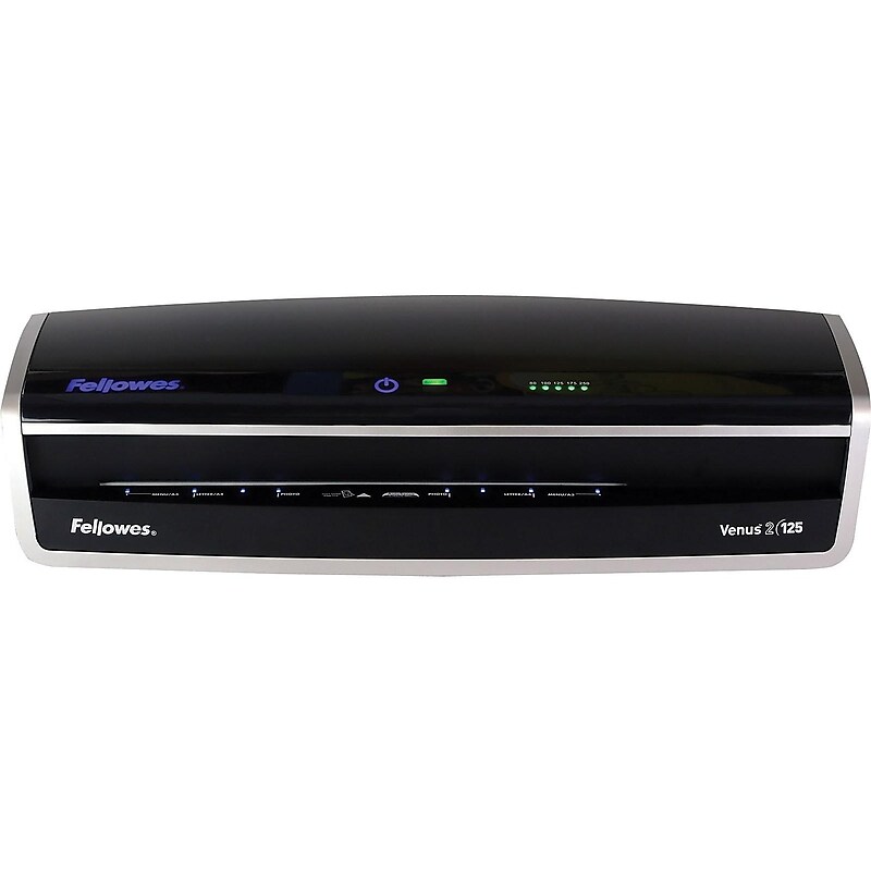 Fellowes Venus 2 125 Thermal & Cold Laminator, 12.5" Width, Black/Silver (5734801) image 1