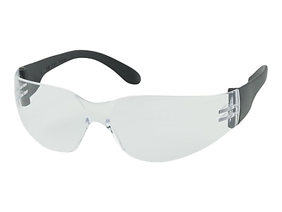 ((Case 144 PCs Bouton 250-01-0000 Light Weight Protective Glasses, Universal, Rimless Black Frame, Anti-Scratch, Hardcoat Clear Lens