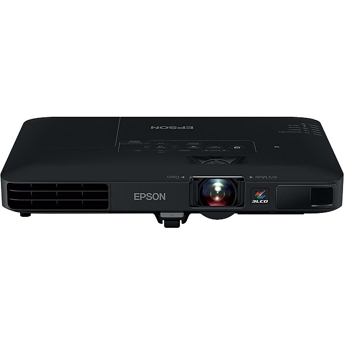 【美品】EPSON EB-1781W プロジェクター Epson PowerLite 1781W Wireless WXGA 3LCD Portable Projector, Black