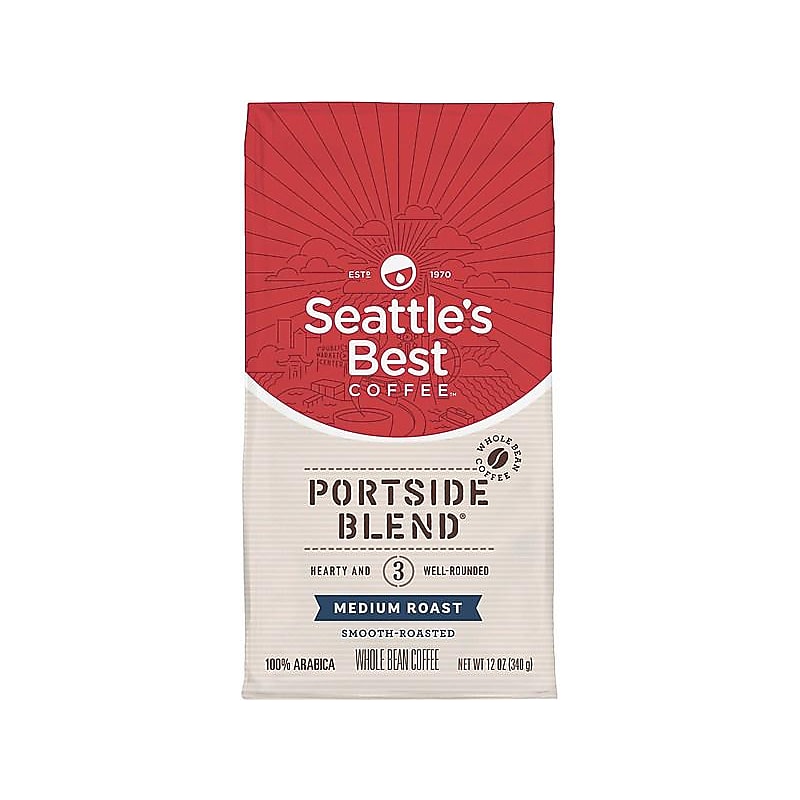 Seattle's Best Coffee Portside Blend Whole Bean Coffee, Medium Roast (11008570) image 1