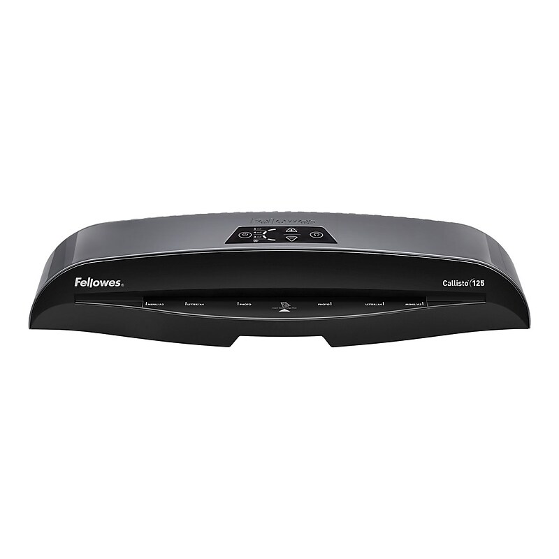 Fellowes Callisto 125 Thermal & Cold Laminator, 12.5" Width, Silver/Black (5729101) image 1