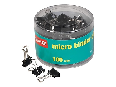 micro binder clips assorted colors