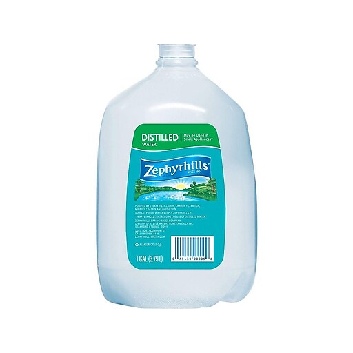 Shop Staples for Zephyrhills Brand Distilled Water, 1Gallon Plastic