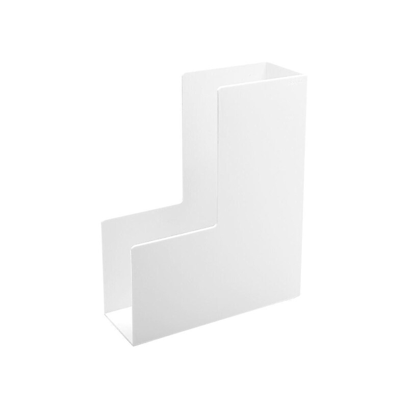 Poppin 12.25"H x 3.75"W x 9.75"D Plastic Magazine File, White, Each (101281) image 1