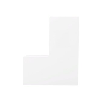 Poppin 12.25"H x 3.75"W x 9.75"D Plastic Magazine File, White, Each (101281)