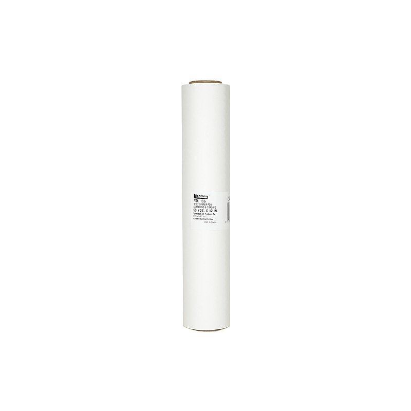 Bienfang Sketching & Tracing Paper Roll, 12"W x 150'L, White (12176) image 1