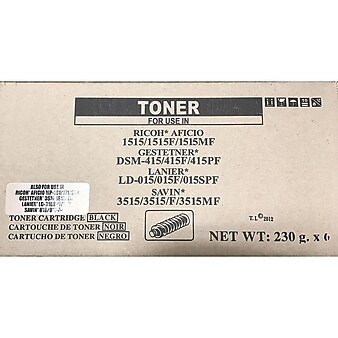 Globe Ricoh Type 2120D/2522/5627 Black Toner, Standard Yield (USGCOMP-841337)