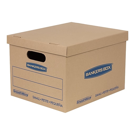 Bankers Box® SmoothMove 15 x 10 x 12 Moving Box, Kraft, 5