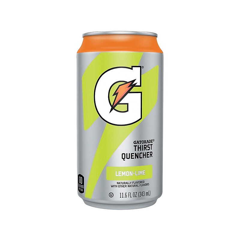 Gatorade Thirst Quencher Lemon Lime Sports Drink, 11.6 Fl. Oz., 24/Carton (308-03969) image 1