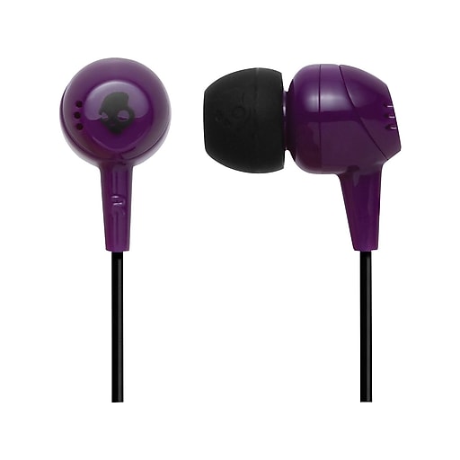 Skullcandy Jib Headphones, Purple (S2DUDZ042) Staples