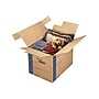 Bankers Box® SmoothMove 24" x 18" x 18" Moving Box, Blue/Kraft, 6/Bundle (0062901)~#|#~sp46530408_sc7
