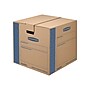 Bankers Box® SmoothMove 18" x 16" x 18" Moving Box, Blue/Kraft, 8/Bundle (0062801)~#|#~sp46530409_sc7