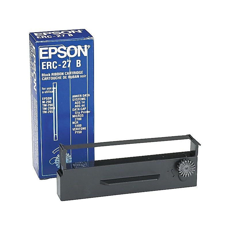 Epson Black Print Ribbon (ERC27B) image 1