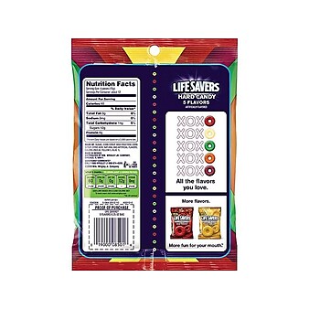 LifeSavers 5 Flavors Lollipops, Assorted Flavors, 6.25 oz., (NFG885011)